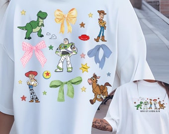 Toy Story Comfort Colors-shirt, bijpassende Disney Family-shirts