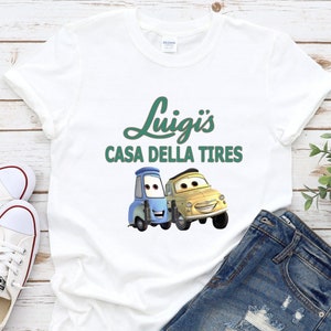 Cars Shirt, Luigis Casa Della Tires, Disneyland Shirts, Disney Shirt, Disneyland Shirt, WDW Shirt, Disneyland, Rusteze, Lightning Mcqueen