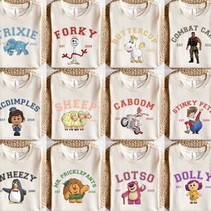 Toy Story Comfort Colors Shirt, Matching Family Disney Shirts, Disney Group Shirts, Toy Story Birthday Shirts, Woody Buzz Jessie, Bullseye