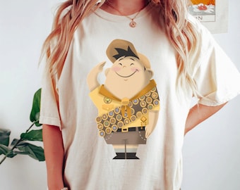Russel Shirt, Up Shirt, Disneyland Shirt, Disney Shirt, Matching Family Disney Shirt, Oversized Disney Shirt, Dug, Wilderness Explorer, Carl