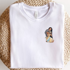 Camisa Pocahontas, Camisa Princesa Disney, Camisa Disney, Camisa Disneyland, Camisa Disney World, Camisas Disney Família Combinando, Férias Disney