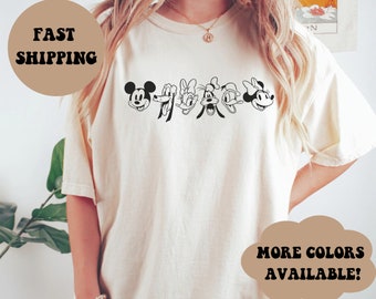 Sensational Six Shirt, Mickey Mouse Shirt, Disneyland Shirts, Disney Shirt, Disneyland Shirt, Disney World Shirt, Minnie, Pluto, Donald