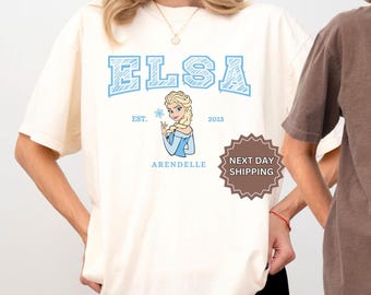 Shirt Elsa Arendelle, Ice Queen Disney World-T-shirt