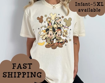 Camisa Disney Animal Kingdom, camisa Safari Mickey, camisa Mickey y sus amigos, camisa Disney World, camisa Kilimanjaro Safaris, Disney a juego