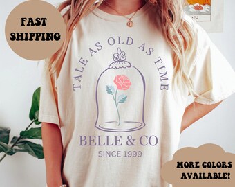 Enchanted Rose Shirt: Beauty and the Beast Princess Tee
