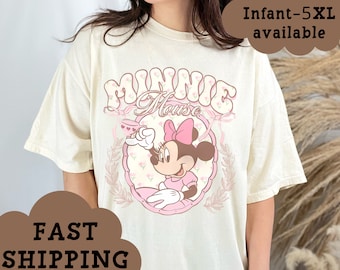 Minnie Mouse Shirt, Disney World Shirt, Girls Minnie Mouse Shirt, Vintage Minnie Mouse Shirt, Cute Disney Shirts, Group Disney, Matching