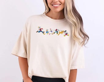 Mickey and Co Disney Shirts, Minnie Mouse, Daisy Duck, Donald Duck, Pluto, Goofy Shirts, Disney World Shirt, Disneyland Shirts