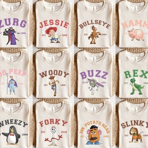 Matching Family Toy Story Shirt, Family Disney Shirts, Woody, Buzz, Zurg, Rex, Bullseye, Slinky, Jessie, Toy Story Birthday, Disney World