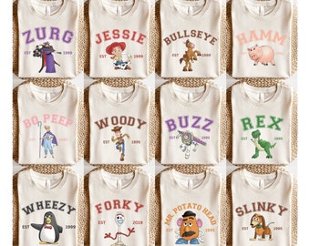 Matching Family Toy Story Shirt, Family Disney Shirts, Woody, Buzz, Zurg, Rex, Bullseye, Slinky, Jessie, Toy Story Birthday, Disney World