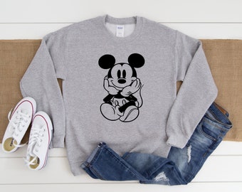 Mickey Mouse Sweater, Minnie Mouse Sweater, Mickey and Minnie, Disneyland Sweater, Disneyland Shirts, Disney Shirt, Disneyland Sweater