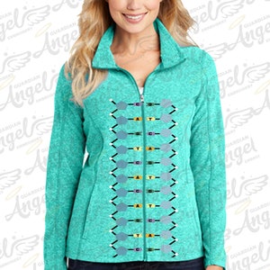 Port Authority® Ladies Heather Microfleece Full-Zip DNA Jacket