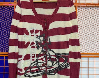 Vivienne Westwood Knitwear Cardigan Red Label Rare Design - Etsy