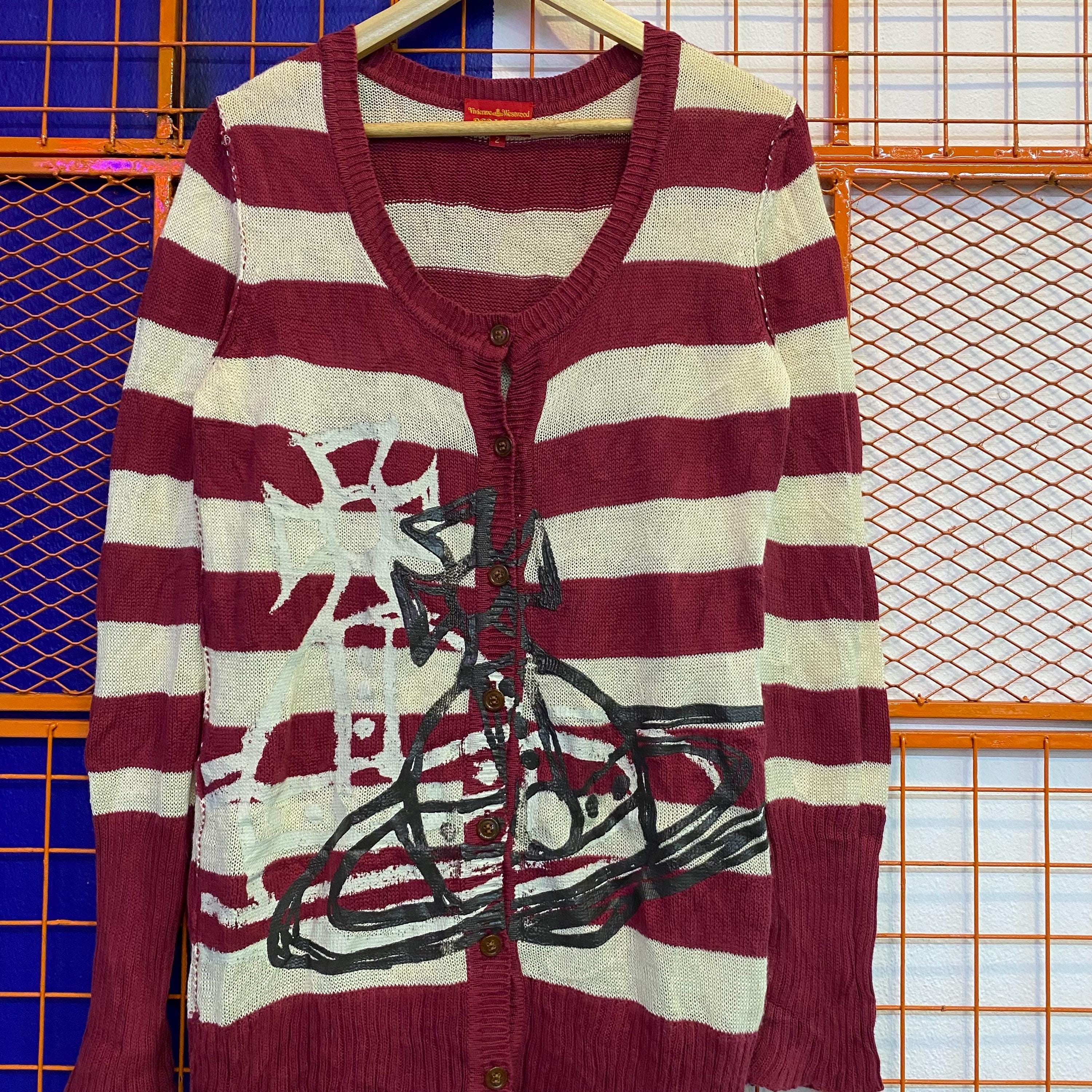 Vivienne Westwood Knitwear Cardigan Red Label Rare Design - Etsy