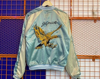 Vintage Sukajan Reversible Velvet Rare Design Souvenir Jacket Japanese Brand