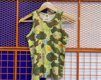 Vintage Hysteric Glamour Singlet Full Print Japanese Brand