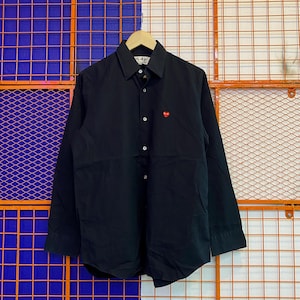 Vintage Comme Des Garcons Shirt Button Up Japanese Brand Small Logo