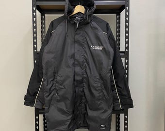 Vintage Badboys Street Parka Windbreaker Hoodie Größe M