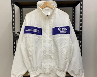 Vintage Sergio Tacchini Sweater Jacket Streetwear Casual Style Size L