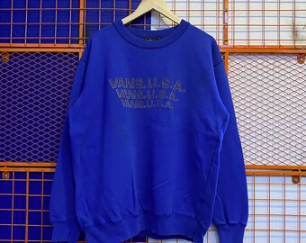 Vintage Vans Usa Skateboarding Sweatshirt Crewneck