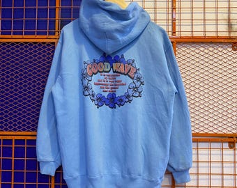 Vintage Good Wave Sweatshirt Hoodie 90s Surf Style