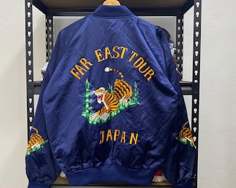 Souvenir Jacket Far East Tour Japan Embroidery Blue Colour - Etsy