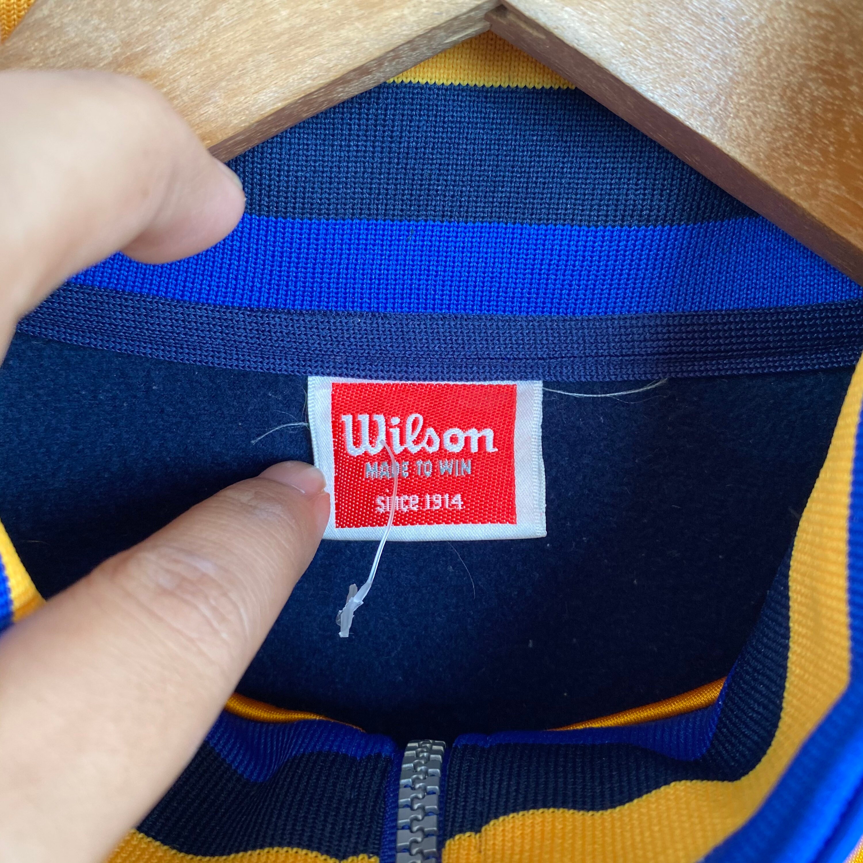 Vintage wilson embroidery sweater 90s  etsy