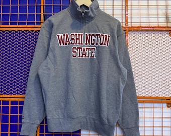Vintage Jansport Washington State Half Zipper Sweatshirt