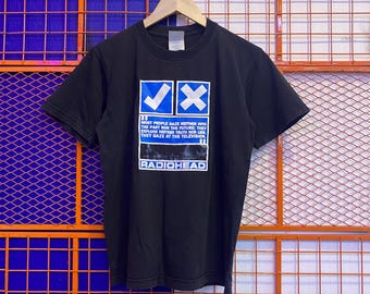 Vintage Radiohead Band Tshirt