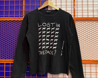 Vintage Agnes B T-shirt met lange mouwen, designer