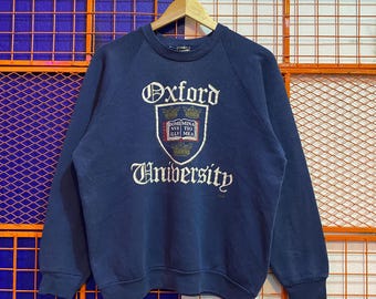 Vintage University Of Oxford Sweatshirt Crewneck 90s