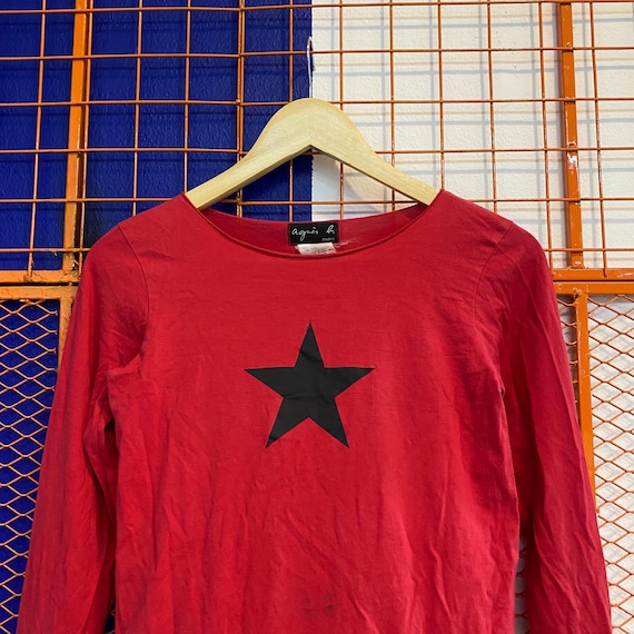 Vintage Agnes B Japanese Brand Tshirt Women Star Designer - Etsy