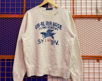 Sudadera Polo Ralph Lauren de cuello redondo, US RL Air Base Flying Academy