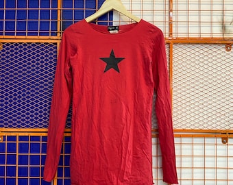 Vintage Agnes B Japanese Brand Tshirt Women Star Designer