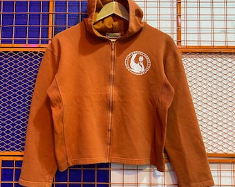 Vintage Hysteric Glamour Sweatshirt Hoodie Pullover Designer Orange Colour