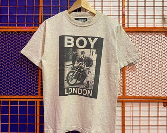 Vintage 90s Boy London Tshirt Art Photograph Rare Design