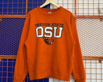 Vintage Oregon State Sweatshirt Orange Colour