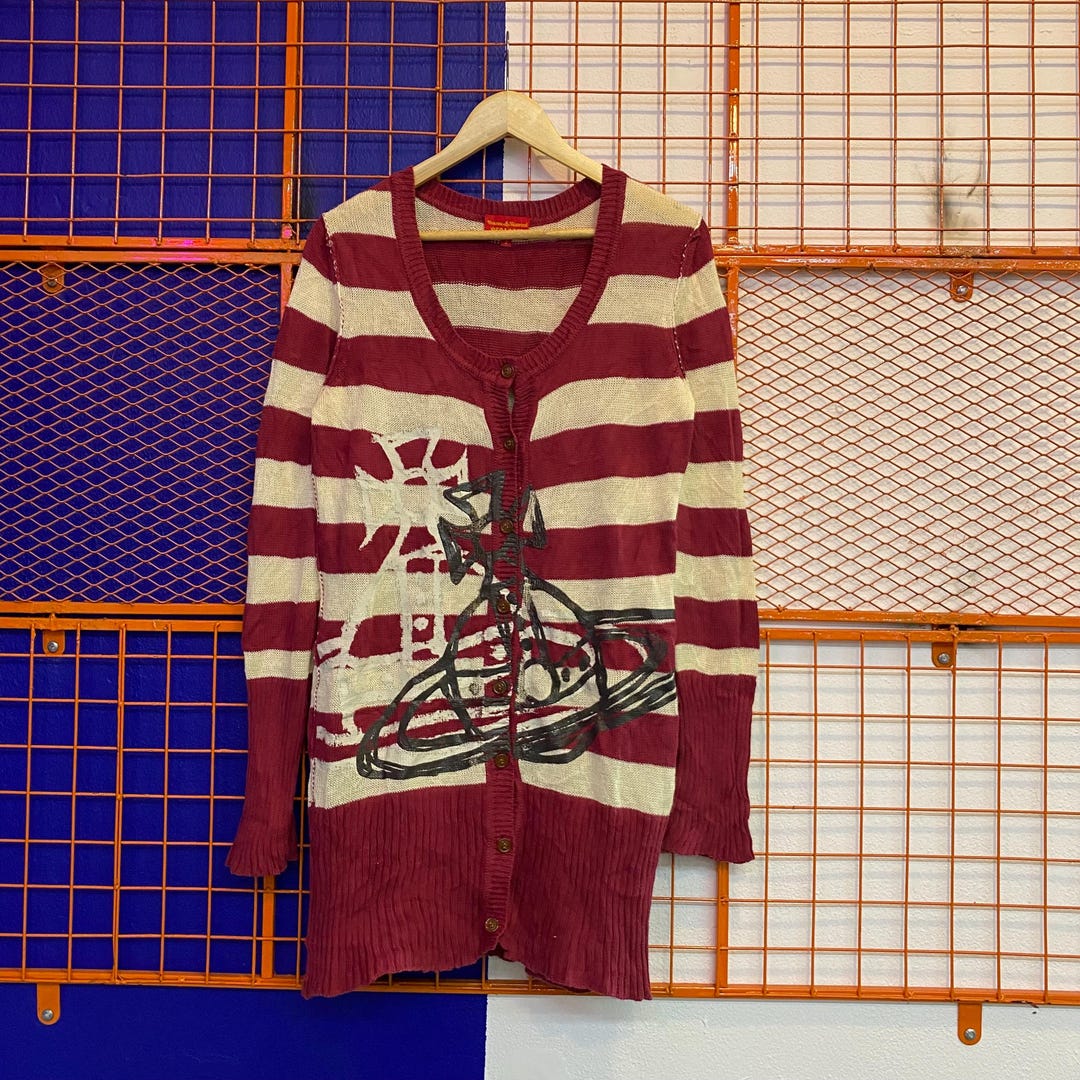 Vivienne Westwood Knitwear Cardigan Red Label Rare Design - Etsy