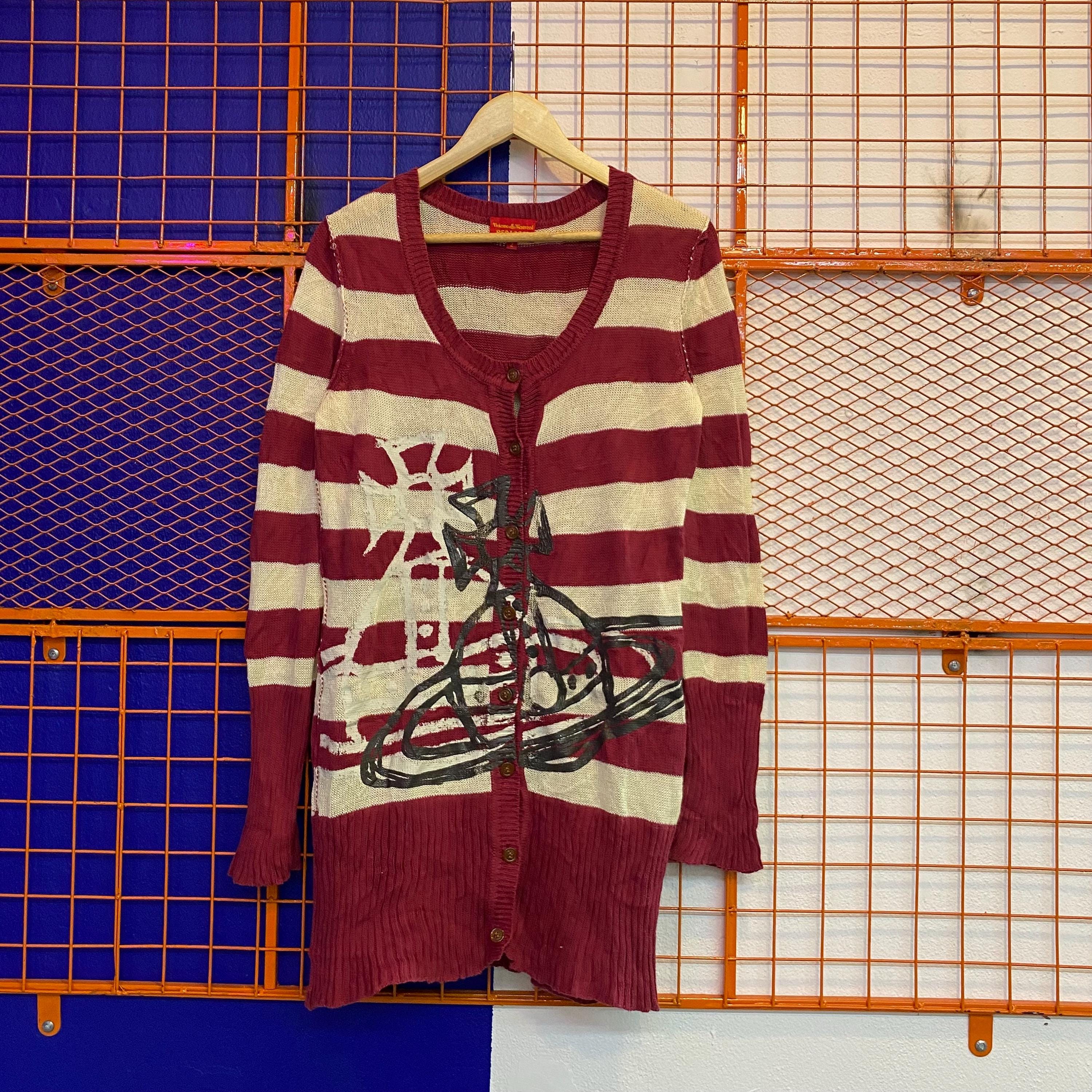 Vivienne Westwood Knitwear Cardigan Red Label Rare Design - Etsy
