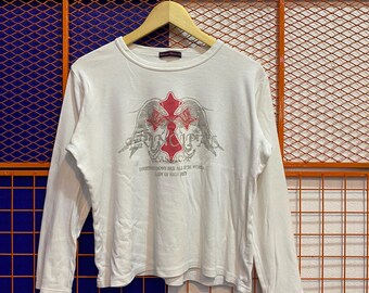 Vintage Slap Stick Tshirt Longsleeve Y2K Fashion