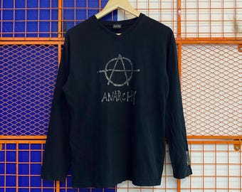 Vintage Anarchy Longsleeve Vneck