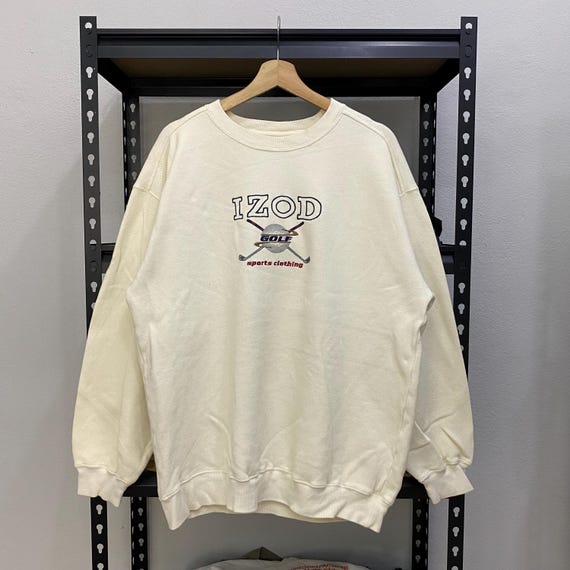Vintage Izod Golf Embroidery Sweatshirt Crewneck Size L