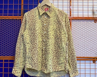 Vintage Bathing Ape Fullprint Shirt Button Up Longsleeve