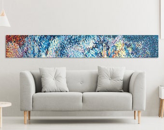 Long Abstract Art Etsy