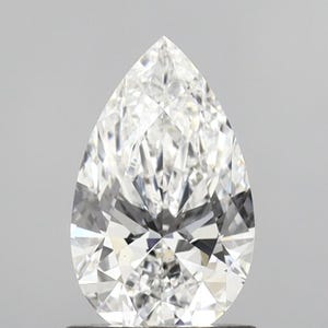 1.0 CT Pear cut Lab Grown Diamond | Pear Brilliant Lab Grown Diamond | Lab Created Loose Diamond For Lab grown Pear Engagement Ring