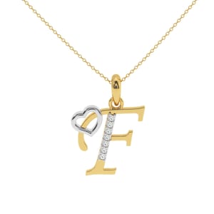 Diamond Initial Necklace, Diamond Necklace, Dainty Initial Necklace, 14k Gold Initial Necklace, Personalized Jewelry, Letter Necklace
