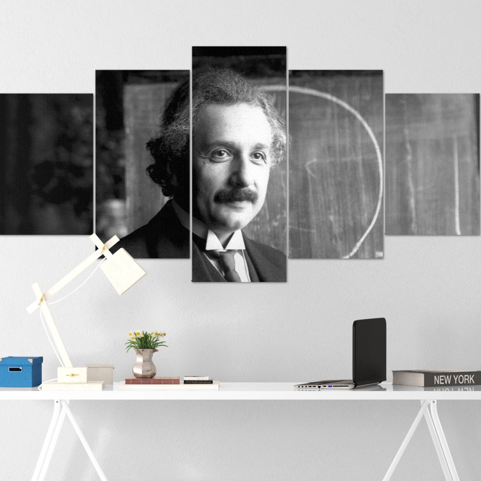 Albert Einstein Canvas Wall Art Multi Panel Framed Canvas Etsy