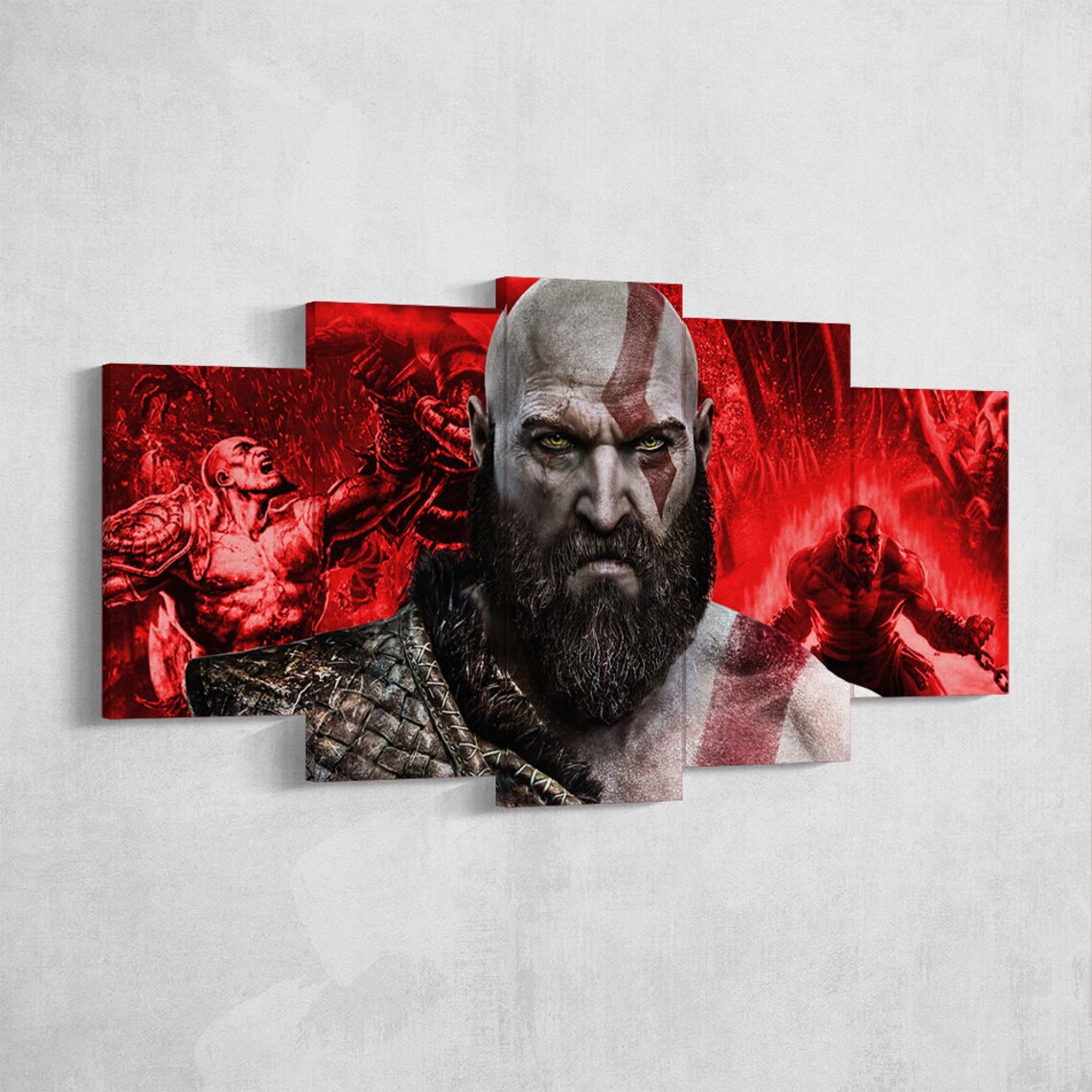 God Of War Canvas 81 God Of War Wall Art God Of War Poster Etsy