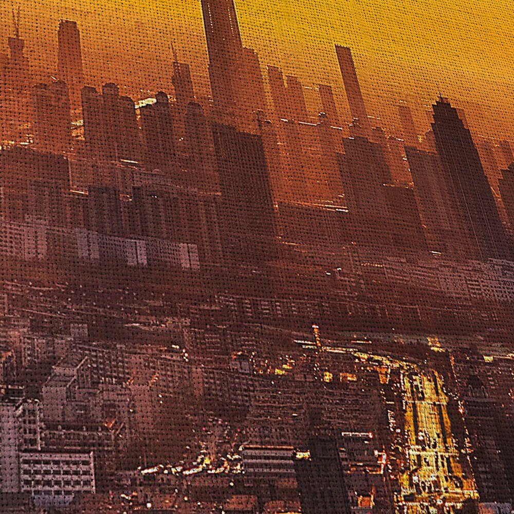 Philadelphia Skyline 04 Sunset Philadelphia Wall Art | Etsy