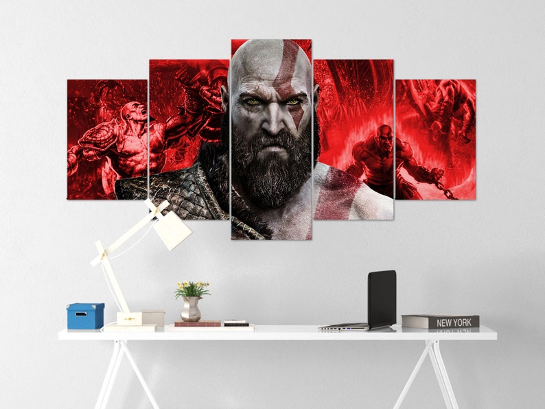 God Of War Canvas 81 God Of War Wall Art God Of War Poster Etsy