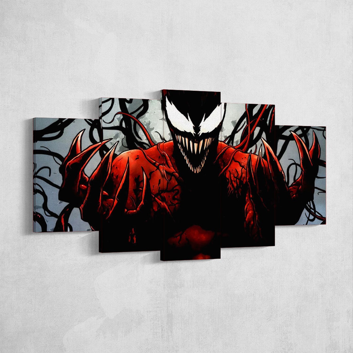 Venom Canvas Wall Art 75 Framed Ready to Hang Venom Canvas Etsy